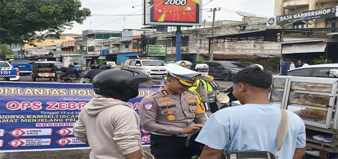 Operasi Zebra Toba 2025 Titik Pemeriksaan Polisi di Medan