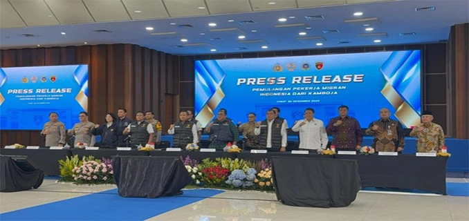 KSPSI & Bupati Kuningan Polri Jemput 9 WNI TPPO Kamboja