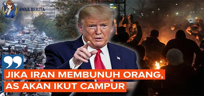 Trump Ancam Intervensi Militer Iran China Tegas Tolak Ikut Campur