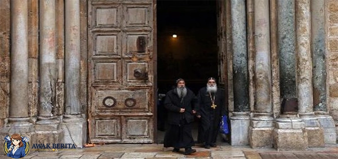 Israel Larang Kardinal Masuk Gereja Makam Suci Palma